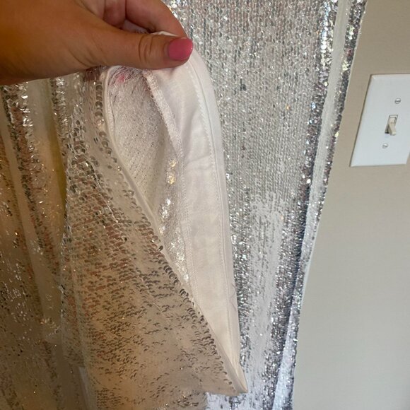 Genevieve White Sequin Trousers - 12th Tribe - Picture 7 of 10